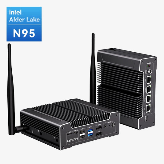 Geekom iX12 Fanless Industrial PC (Intel N95)