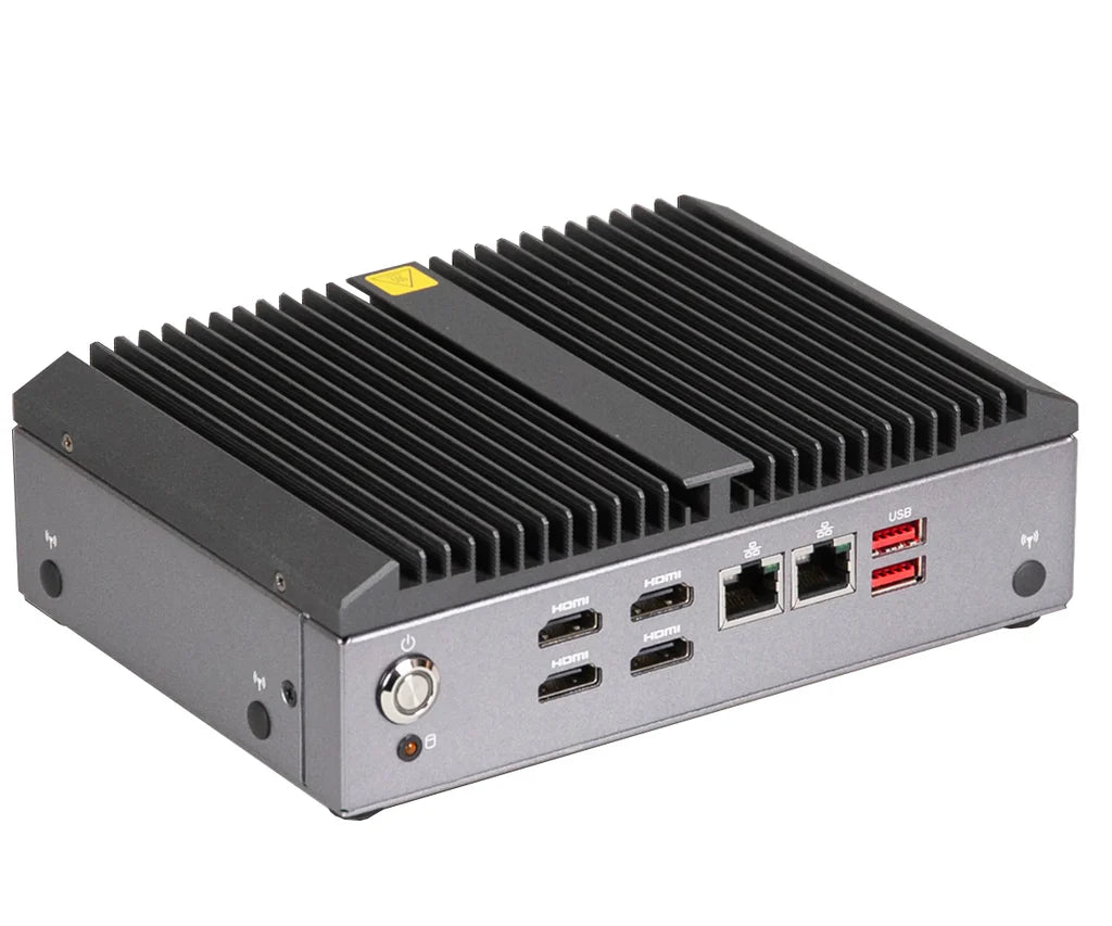 GigaIPC Fanless Industrial PC (AMD Ryzen Embedded R2314)